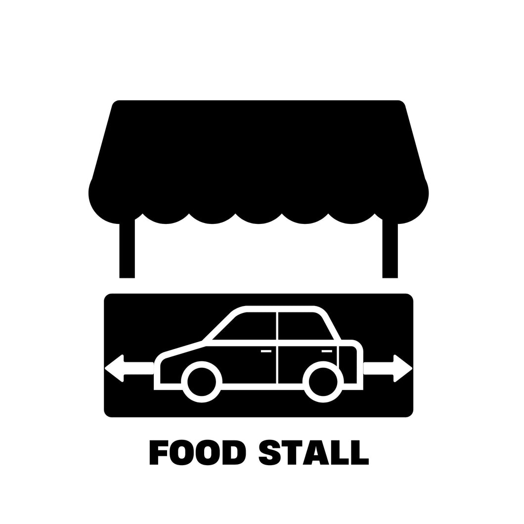 Food Stall (Not Hot Food) - (Car Length / Trestle Table)